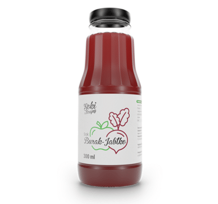 Sok burak z jabłkiem 100% naturalny, bez dodatku cukru, tłoczony na zimno, bez konserwantów, sok w pełni naturalny i zdrowy